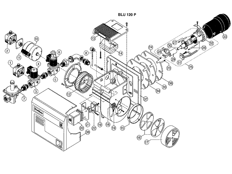 Exploded Diagram for ALL PARTS