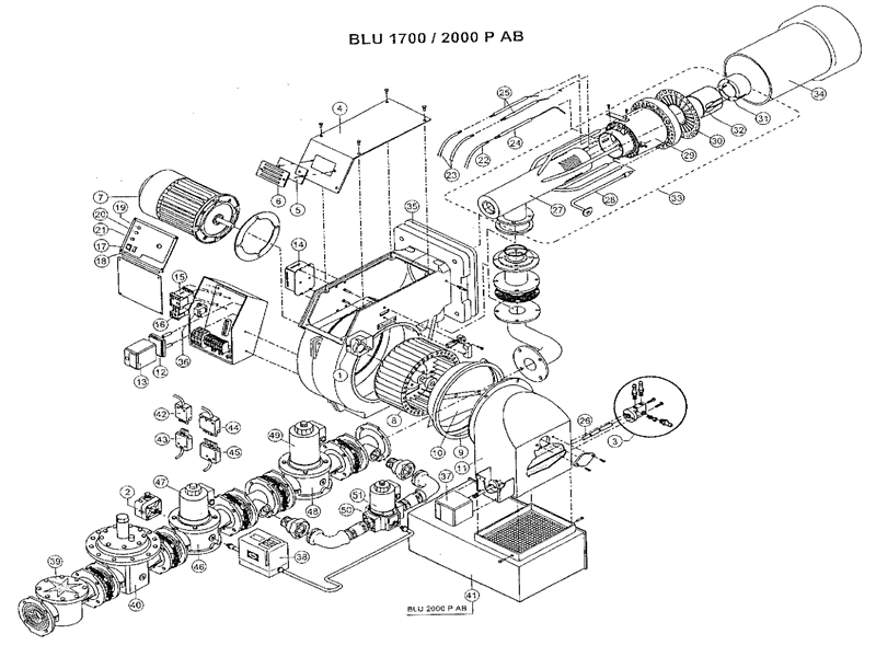 Exploded Diagram for ALL PARTS