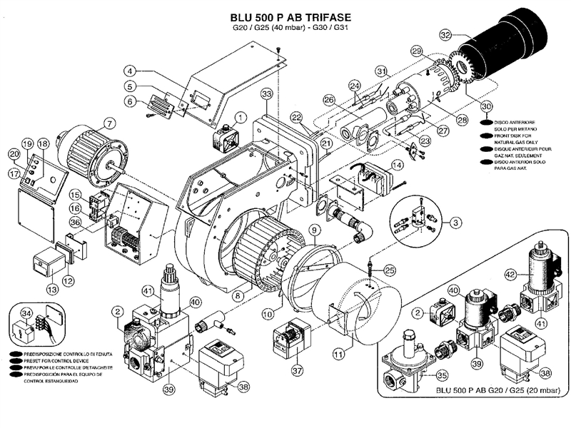 Exploded Diagram for ALL PARTS