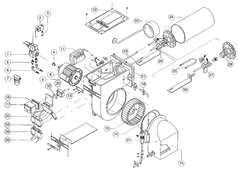 Exploded Diagram for ALL PARTS