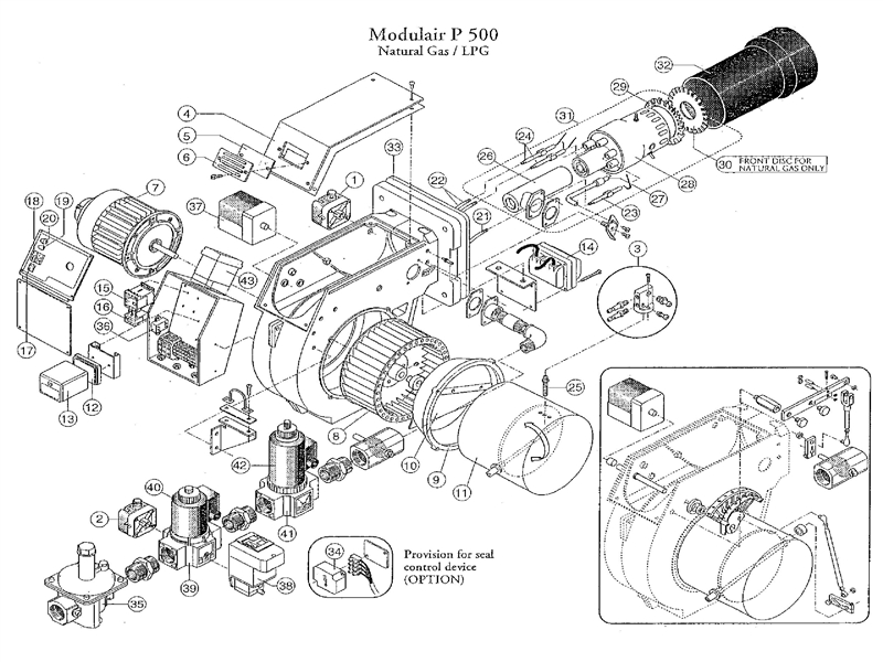 Exploded Diagram for ALL PARTS
