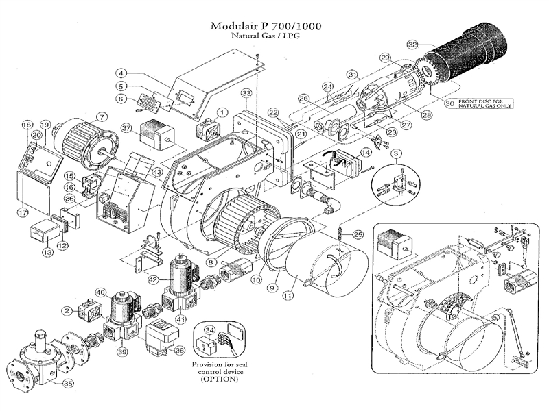 Exploded Diagram for ALL PARTS