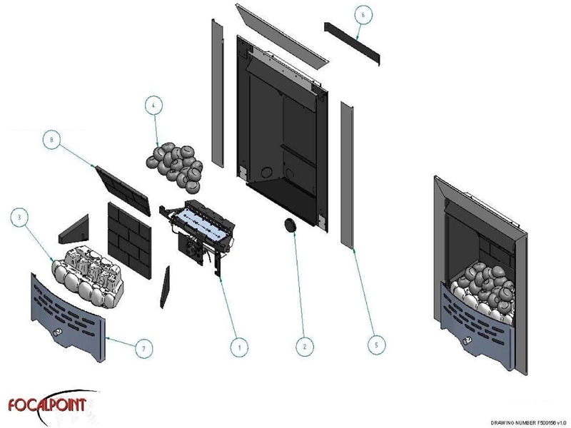 Exploded Diagram for FIRE FRONT