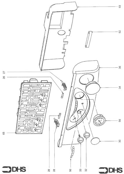 Exploded Diagram for CONTROL BOX