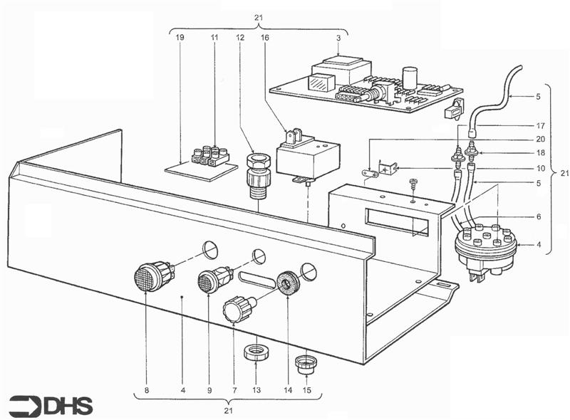 Exploded Diagram for CONTROL BOX