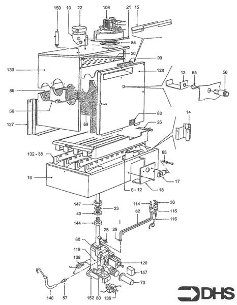 Exploded Diagram for GAS LINE