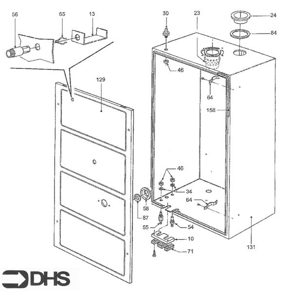 Exploded Diagram for FLUE ASSY