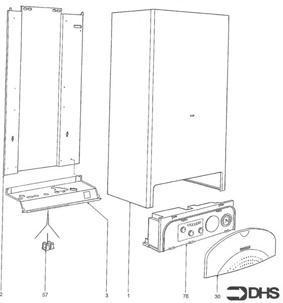 Exploded Diagram for CASING ASSY