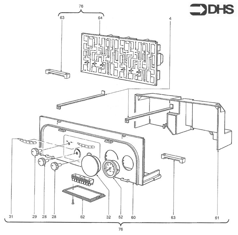 Exploded Diagram for CONTROL PANEL