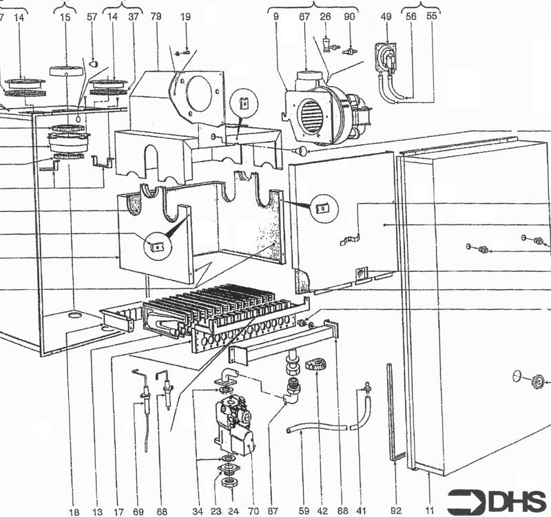 Exploded Diagram for GAS LINE