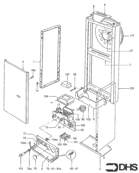 Exploded Diagram for CASING ASSY
