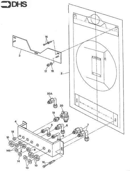 Exploded Diagram for JIG BRACKET & COCKS