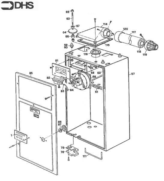 Exploded Diagram for ROOM SEALED COMPARTMENT