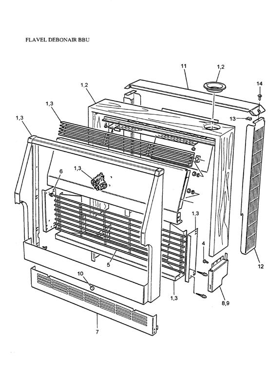 Exploded Diagram for CANOPY