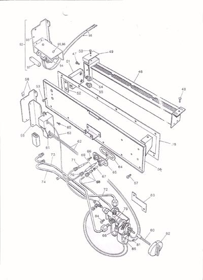 Exploded Diagram for GAS PARTS
