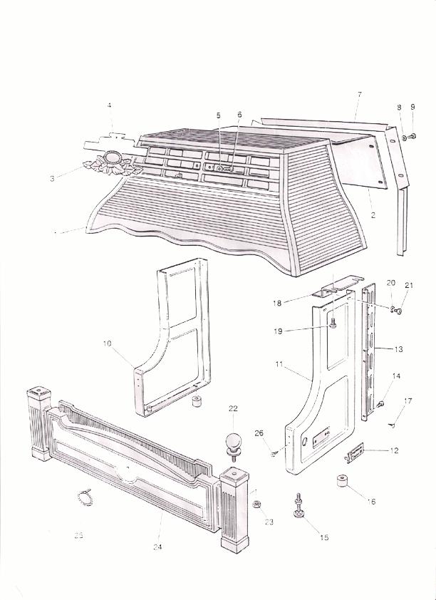 Exploded Diagram for CANOPY