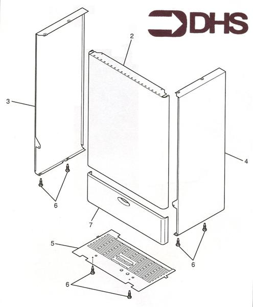 Exploded Diagram for CASING