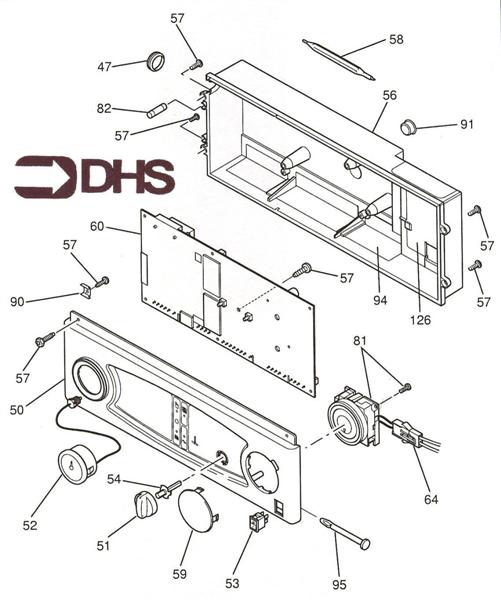 Exploded Diagram for CONTROL PANEL