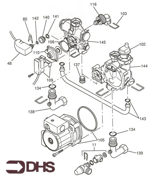 Exploded Diagram for PUMP ASSY