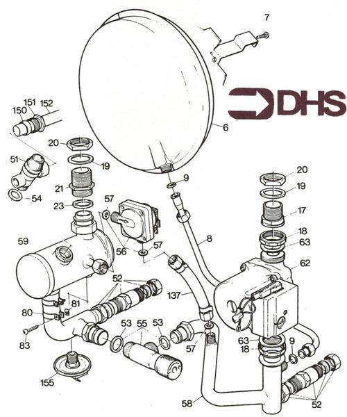 Exploded Diagram for EXPANSION VESSEL