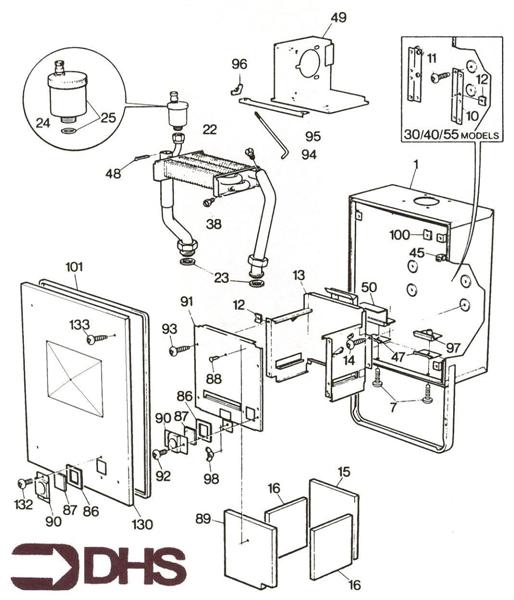 Exploded Diagram for INNER CASING ASSY