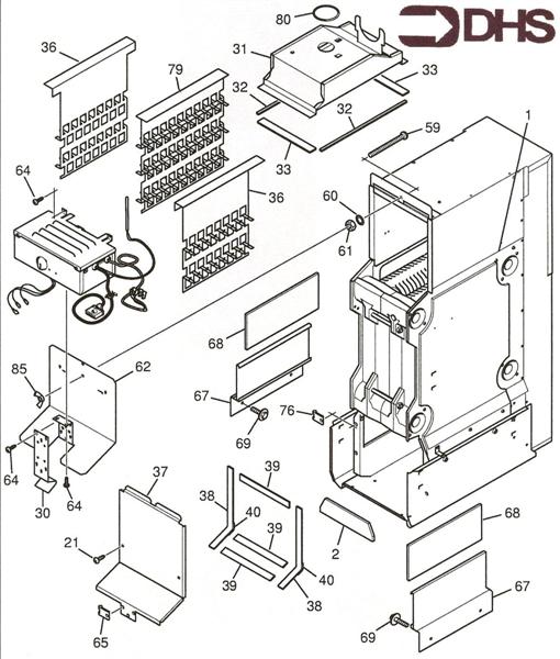 Exploded Diagram for HEAT EXCHANGER