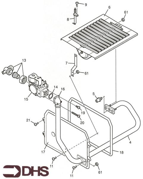 Exploded Diagram for BURNER