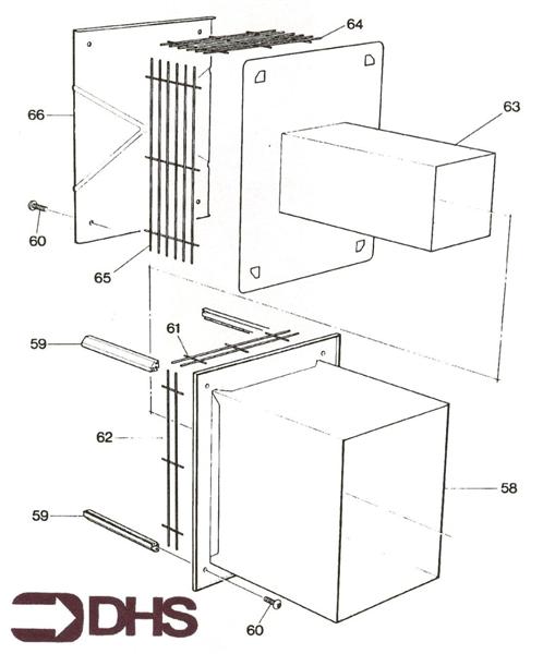 Exploded Diagram for FLUE ASSY
