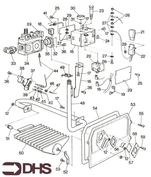 Exploded Diagram for BURNER
