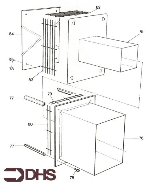 Exploded Diagram for FLUE SECTION