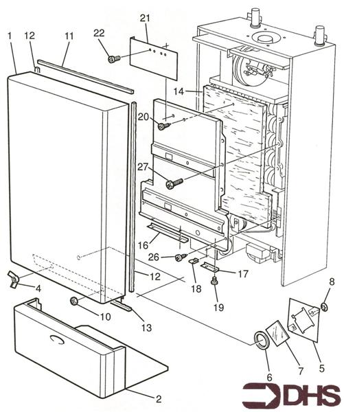 Exploded Diagram for FRONT ASSY