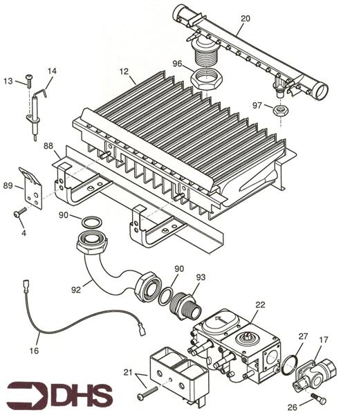 Exploded Diagram for BURNER
