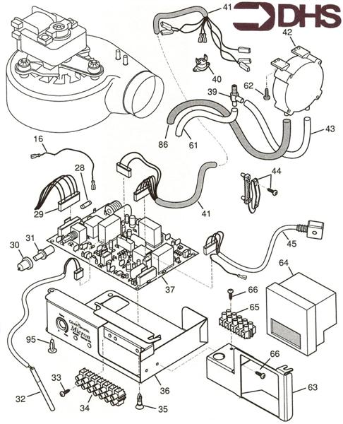 Exploded Diagram for CONTROL BOX ASSY