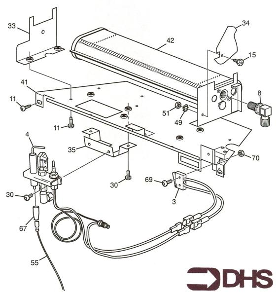 Exploded Diagram for BURNER