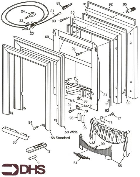 Exploded Diagram for OUTER CASING ASSY