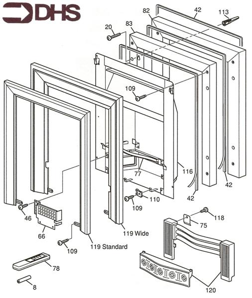 Exploded Diagram for OUTER CASING ASSY