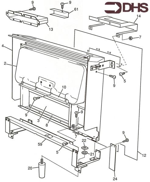 Exploded Diagram for HEAT EXCHANGER ASSY