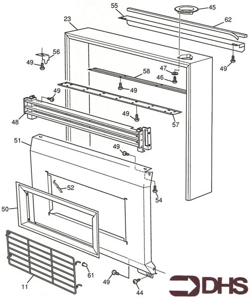 Exploded Diagram for OUTER CASING ASSY