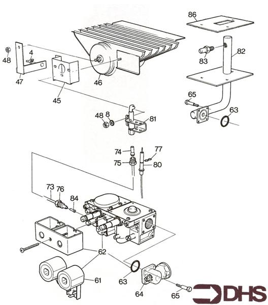 Exploded Diagram for BURNER