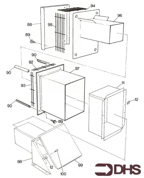 Exploded Diagram for FLUE SECTION
