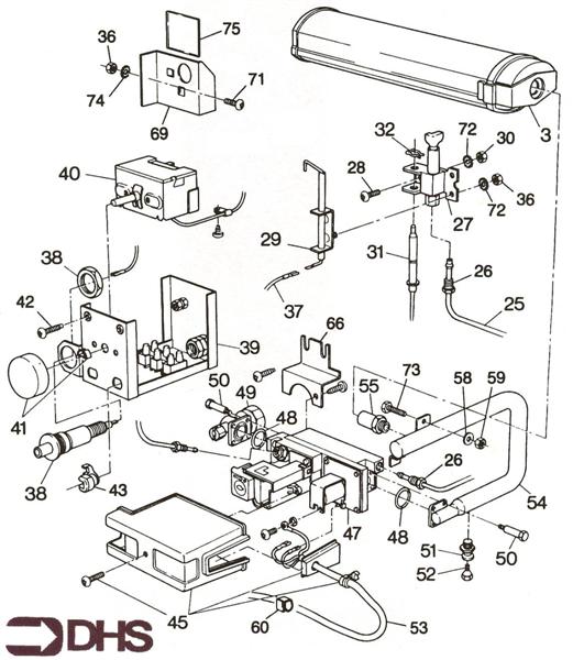 Exploded Diagram for BURNER