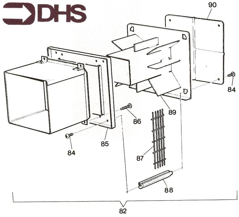 Exploded Diagram for FLUE SECTION