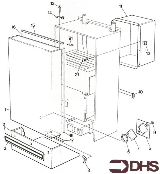Exploded Diagram for CASING