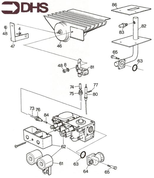 Exploded Diagram for BURNER