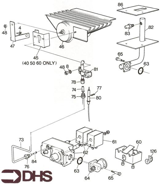Exploded Diagram for BURNER