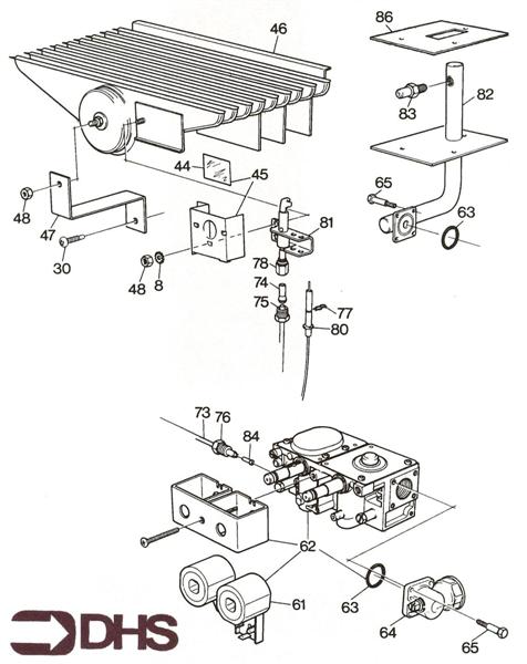 Exploded Diagram for BURNER