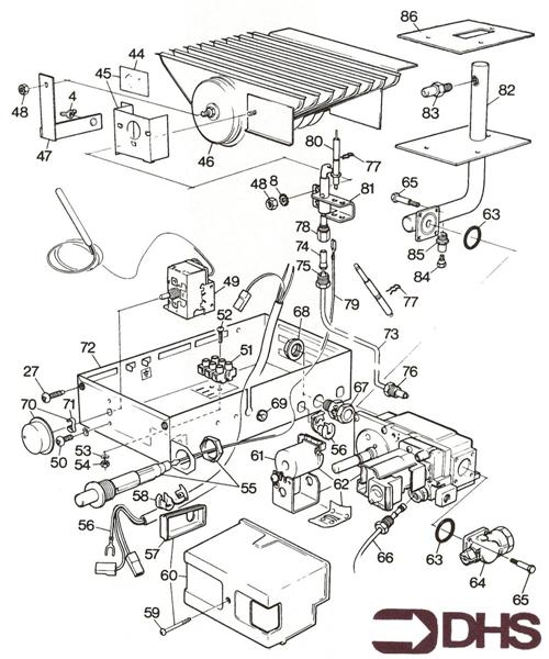 Exploded Diagram for BURNER