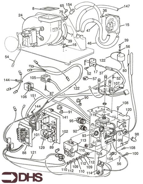 Exploded Diagram for GAS PIPE ASSY