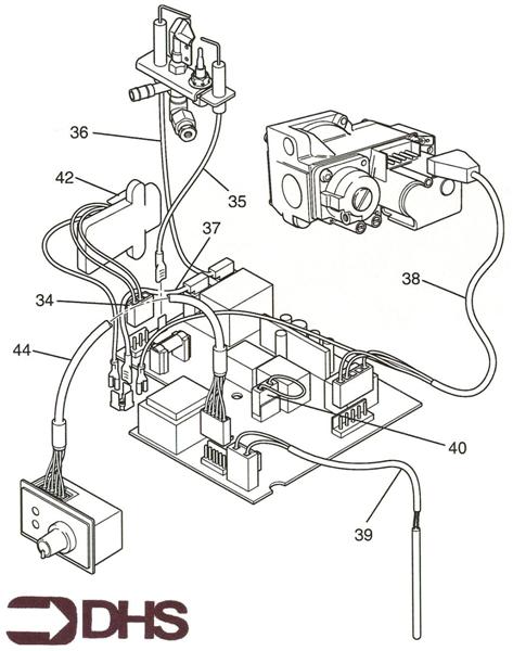 Exploded Diagram for GAS CONTROL SYSTEM