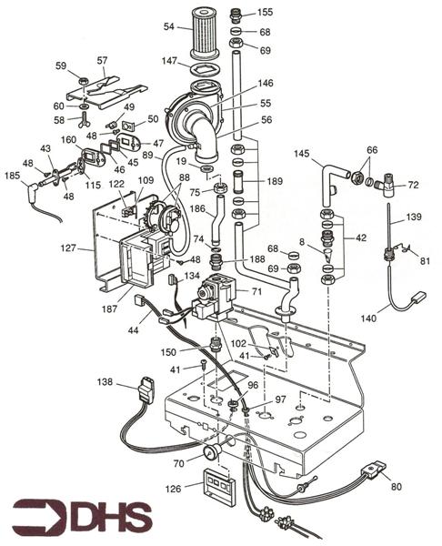 Exploded Diagram for BURNER
